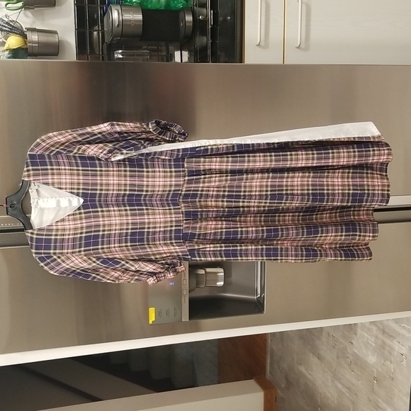 💕SEA NEW YORK💕 Rooney Relaxed Midi Dress ~ Plaid Size 2 - Picture 9 of 16